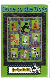 Gone to the Dogs qUILT PATTERN by judydidit (EB) - Picture 1 of 1