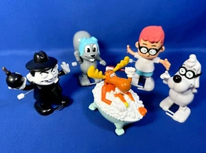 Neu 5 ROCKY & BULLWINKLE AUFZIEHFIGUR SPIELZEUG - Boris Badenov SHERMAN Mr. Peabody - Bild 1 von 10