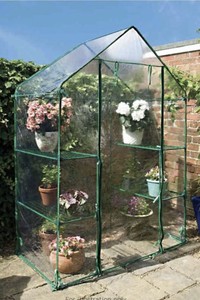 Walk In Greenhouse Heavy Duty PVC Cover Outdoor Garden Grow House 4 Shelves 🍅