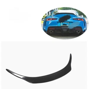 Real Carbon Fiber Trunk Rear Spoiler Lid Lip For Toyota Supra A90 2019-23 22 A91 - Picture 1 of 8