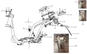 SFM / Sachs Alu-Verlängerung HR Schutz silber P31119si SAXXX E1 RacingSAXXX E... - Picture 1 of 1