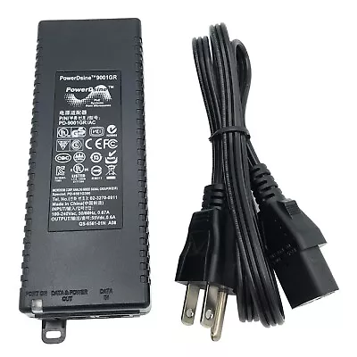 Genuine PowerDsine PD-9001GR/AC PoE injector 30W 55V 0.6A 1-Port Gigabit - Image 1 of 4
