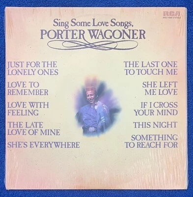 SEALED!! Porter Wagoner - Sing Some Love Songs - 1975 PROMO!! Vinyl LP Brand New - Image 1 of 2