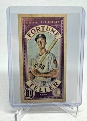 2019 Topps Gypsy Queen Fortune Teller KYLE TUCKER RC Mini #FTM-KT Astros - Image 1 of 2