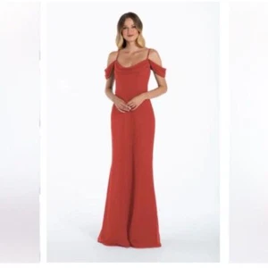 Hayley Paige Occasions Bridesmaid Dress 52108 in Sienna Color Sz 20 - Bild 1 von 9