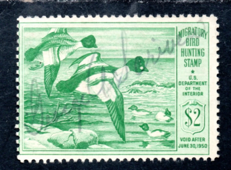 US Scott #RW16, Duck Hunting Stamp, used - Image 1 of 1