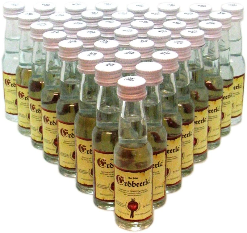 Prinz Erdbeerla 36x0,02l -Miniaturen aus Österreich - Bild 1 von 1