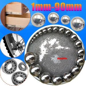 Hochpräzise 304 Edelstahl Lager Kugeln massiv Metall Kugel Durchmesser 1mm-90mm - Bild 1 von 24