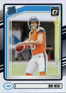 2024 Panini Donruss Optic Bo Nix Rated Rookie Preview Holo #369 Broncos - Picture 1 of 2