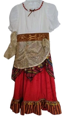 Gypsy Cutie Fortune Teller Gypsy Costume Dress Up NWT Girls M 8-10 Halloween - Image 1 of 4