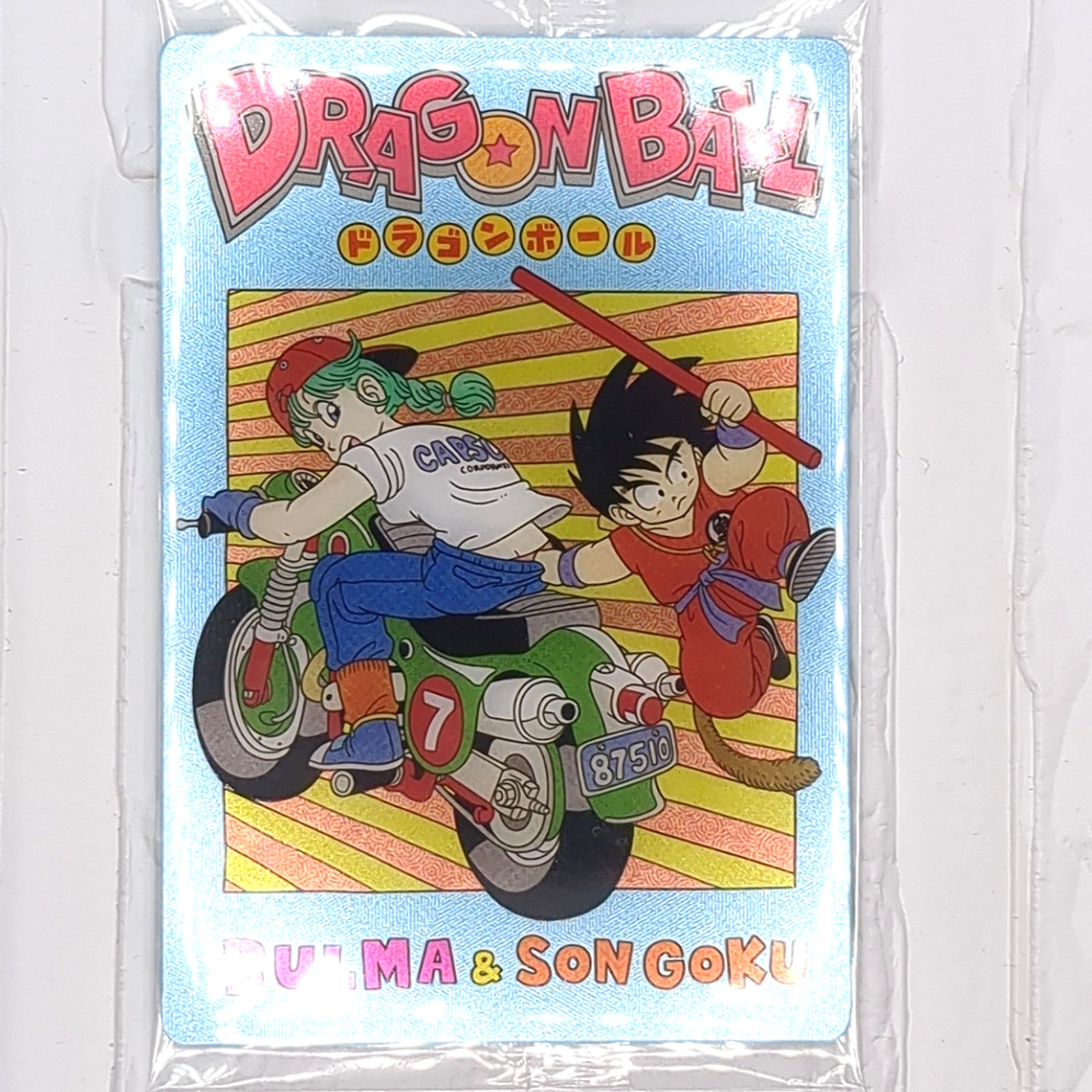 7-27 CR Bulma Son Goku Dragon Ball Itajaga vol.7 Trading Card New