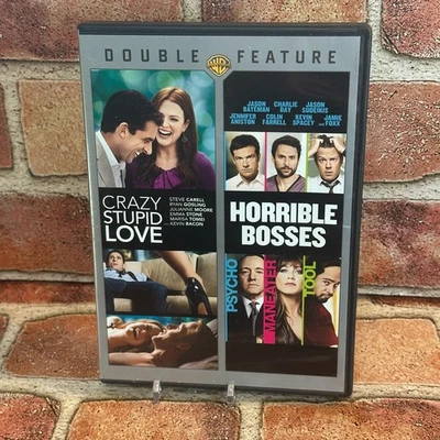 Crazy Stupid Love / Horrible Bosses DVD Used Comedy Double Feature Warner Bros - Image 1 of 4