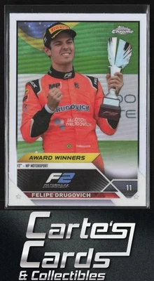 Felipe Drugovich 2023 Topps Chrome Formula 1 #192 Refractor MP Motorsport F2 - Image 1 of 2