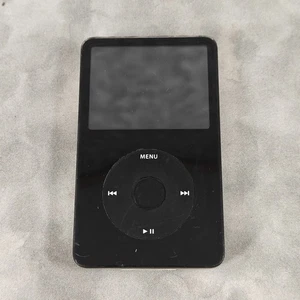 Apple iPod Video 5th Gen A1136 60GB Black Tested Works Center Button Stiff - Picture 1 of 6