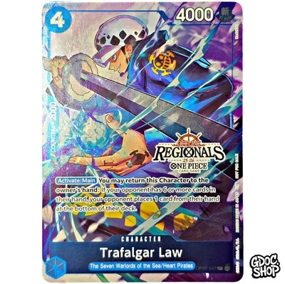 One Piece Card Trafalgar Law OP07-047 Regional Participation Pack Promo English - Bild 1 von 4