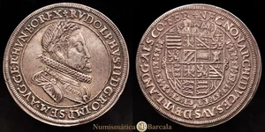 Rodolfo II, 1576-1612. Alsacia. (D) Tálero, sin fecha, Ensisheim; Klemesch 32; - Foto 1 di 3