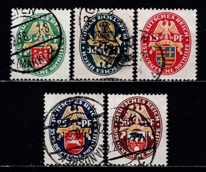 Deutschland Sc# B23-B27 gebraucht5 CV 151 $ GTC14 - Bild 1 von 1