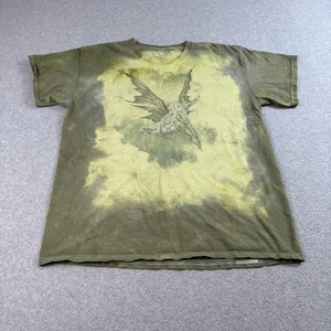 Amy Brown Fairy Shirt Mens Large Green Tie Dye Fairy Grunge Goth Fantasy Tee Y2K - Picture 1 of 8