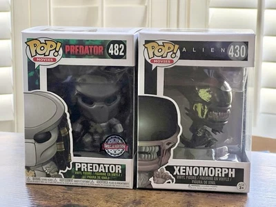 Funko Pop Vynl Soda Alien Predator Xenomorph 482 430 Figures Set - VERY RARE NEW - Image 1 of 2