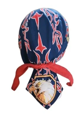 Capsmith Danbanna Deluxe. Biker Freedom. Corbatas y cola. Banda para sudar Terrycloth Foto 1 de 4