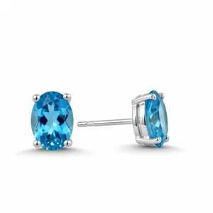 Pendientes de plata 925 minimalistas de joyería de oreja hermosa oreja - Imagen 1 de 32