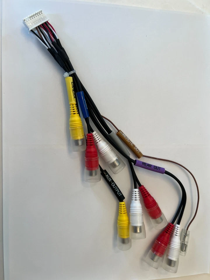 ALPINE INE-NAV60 RCA Cable Front Rear Sub-W Camera Remote Out NEW OEM B1 - Image 1 of 1