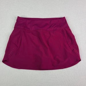 Athleta Run With It 14" Skort Womens S Lined Skirt Magenta Small Pickleball  - Picture 1 of 13