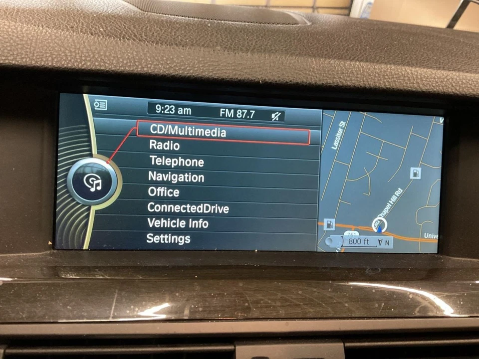 Info-GPS-TV Screen Display Screen Front Dash Fits 11-16 BMW 528i 1887158 - Image 1 of 1