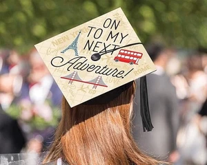 Kit Decorazione Tappo Laurea, Taglia Unica, VIAGGIO - Foto 1 di 1