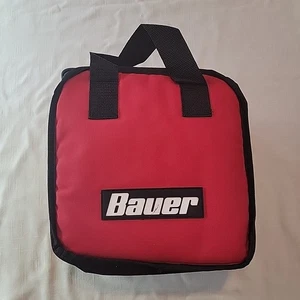Bauer Tool Bag Tote Storage with Handle Zipper Closure Red & Black - Picture 1 of 10