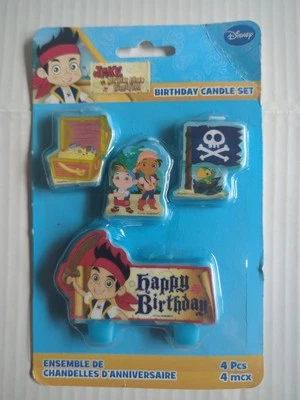Disney Jr. - Jake And The Neverland Pirates Birthday Candles NEW set - Image 1 of 3