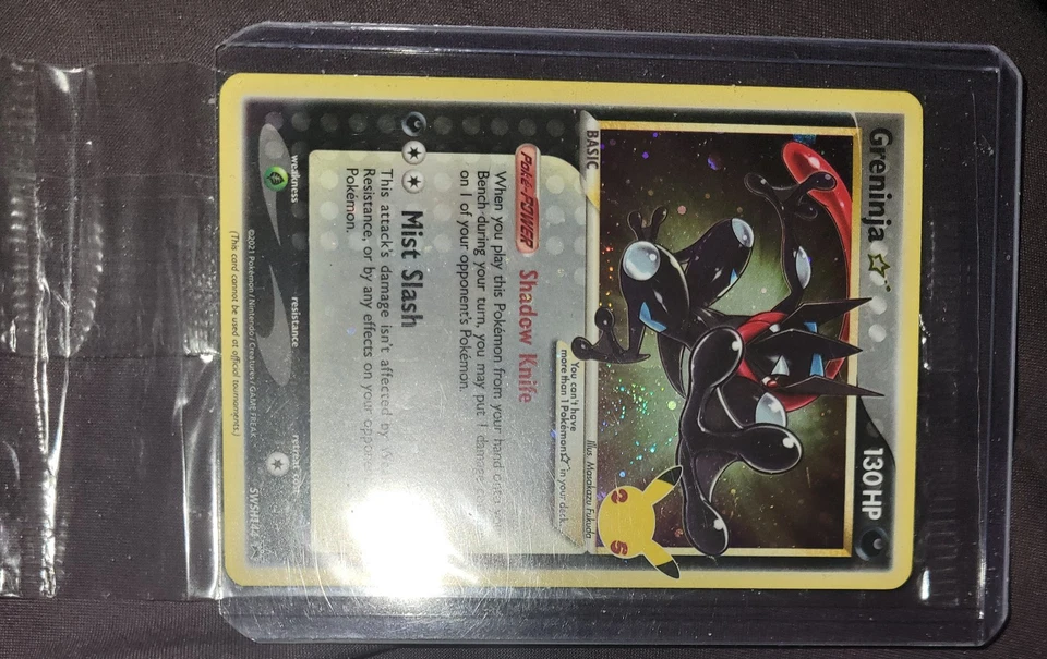 Greninja Star SWSH144 SWSH: Sword & Shield Promo Card Holo Still In Plastic - Image 1 of 1