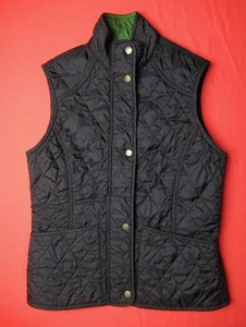 Barbour Summer Liddesdale Gilet Vest Quilted Black Womens US Size 4 - Picture 1 of 8