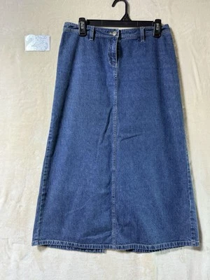 Women's Casual Corner ANNEX Denim Jean Maxi Skirt LONG Size 4 - Image 1 of 4