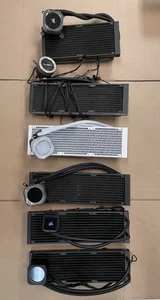 CORSAIR iCUE Link H150i LCD Liquid CPU Cooler - Parts Only-Not Working- Lot of 6 - Picture 1 of 3