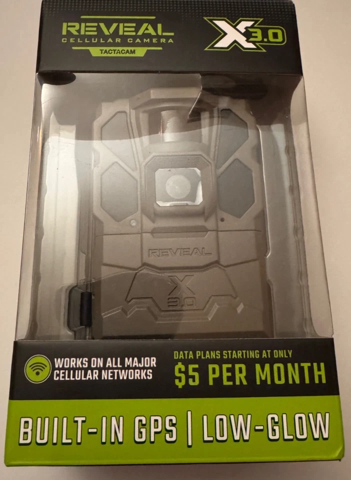 Tactacam Reveal X 3.0  Low Glow Cellular Trail Camera Brand New - Image 1 of 1