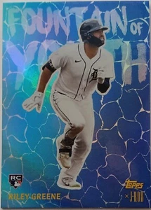 Riley Greene DETROIT TIGERS 2023 TOPPS X J-ROD COLLECTION Fountain of Youth F-8 - Picture 1 of 3