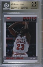 2007-08 Fleer 1987-88 Retro Michael Jordan #87R-71 BGS 9.5 GEM MINT HOF