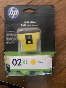 GENUINE HP 02XL YELLOW INK CARTRIDGE HP PHOTOSMART C5150 5180 6150 6180 - Picture 1 of 1