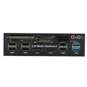 Multi-Function USB 3.0 Hub eSATA  Port Internal  Reader PC M3Y9 - Picture 1 of 11