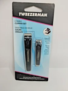 Tweezerman Combo Clipper Set Black (4015-R) ~ New~ Factory Sealed - Picture 1 of 3