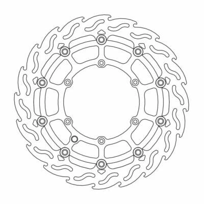 KTM SX-F 450 2020-2022 Motorrad Masters Supermoto Front Racing Flame Brake Dis - Image 1 of 4