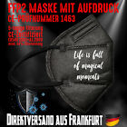 FFP2 Atemschutzmaske Mundschutz Mundmaske schwarz CE 1463 Magical Moments