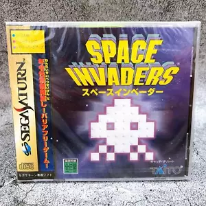 Sega Saturn Space Invaders SS Game Taito Shooting Japan Sealed New - Picture 1 of 9