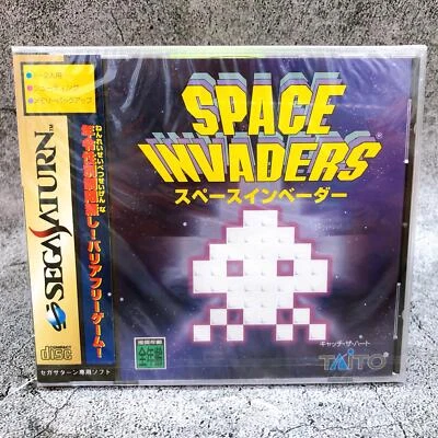Sega Saturn Space Invaders SS Game Taito Shooting Japan Sealed New - Image 1 of 4