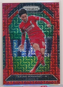 2020-21 Panini Prizm Premier League Red Mojo /135 Takumi Minamino #251 CLR Match - Picture 1 of 2