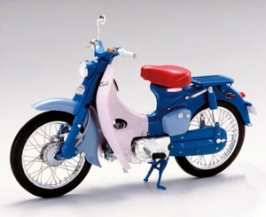 EBBRO 1/10 Scale Honda SUPER CUB 1958 Blue w/Original Box - Picture 1 of 8