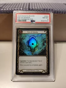 Eye of Ophidia Rainbow Foil Flesh and Blood Arcane Rising ARC000. PSA 8. A - Picture 1 of 2