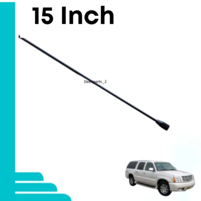 15" Antenna Black for Cadillac Escalade EXT 2002-2006 Female - Image 1 of 4