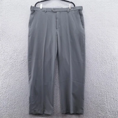 Pantalones de vestir Croft & Barrow para hombre de fácil cuidado 40x30 gris calce clásico tiro alto NUEVO Foto 1 de 4
